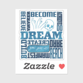 Dream - ASL Design Aufkleber
