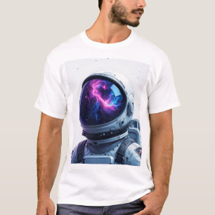 Dream Astronaut - Minimalistisch Space T - Shirt D