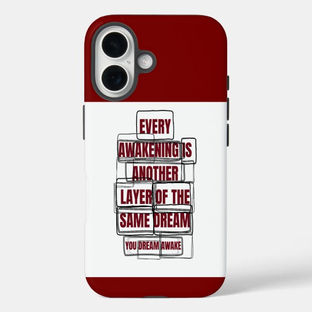 Dream Awake phone case (Rückseite)