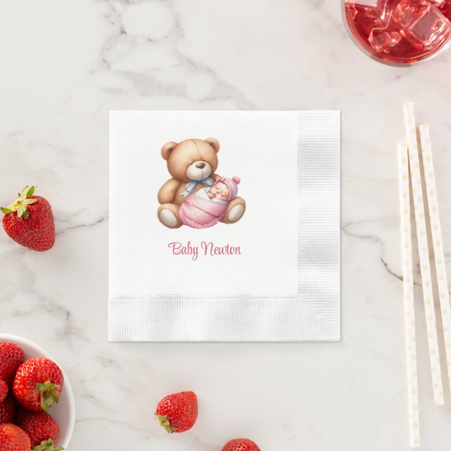 Dream Baby Bear Girl Serviette (Beispiel)