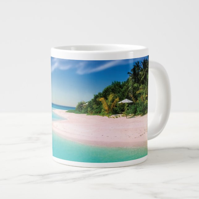 Dream Beach   Jumbo-Tasse (Vorderseite Rechts)