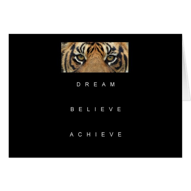dream believe achieve motivational quote (Vorderseite (Horizontal))