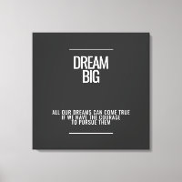 Dream Big Acrylic Wall Art