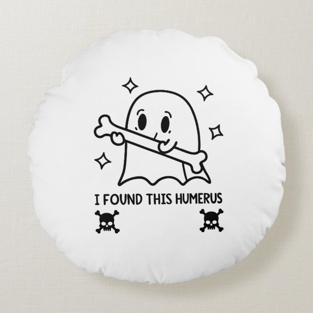 Dream Big Astronaut - Minimalistisches Weltraumabe Rundes Kissen (Vorderseite)