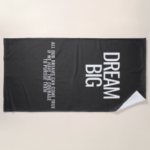 Dream Big Beach Handtuch