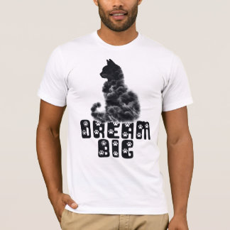 Dream Big Cat, Cloud Shaped Cat Graphic  T-Shirt