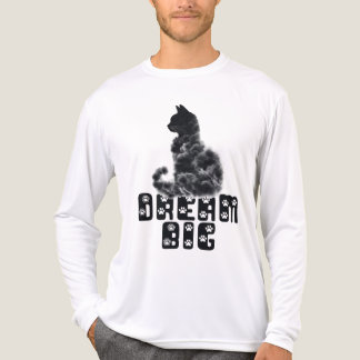 Dream Big Cat, Cloud Shaped Cat Graphic  Tri-Blend Shirt