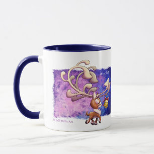 DREAM BIG CHRISTMAS REINDEER von Jeff Willis Art Tasse