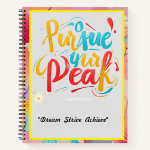 "Dream Big, Climb High" Notizbuch