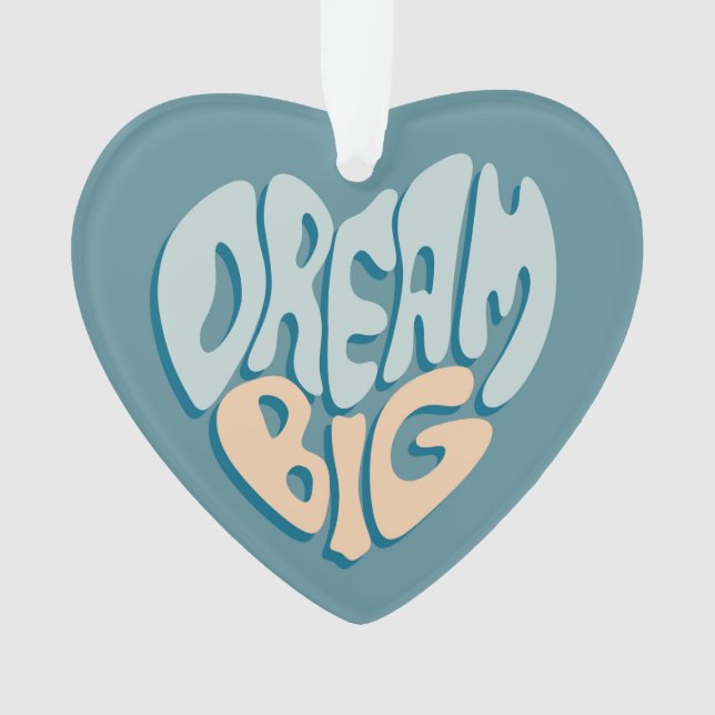 Dream Big : Coeur bleu du succès (devant)