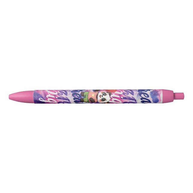 "DREAM BIG" Cute Panda Inspirational Pen Kugelschreiber (Vorderseite)