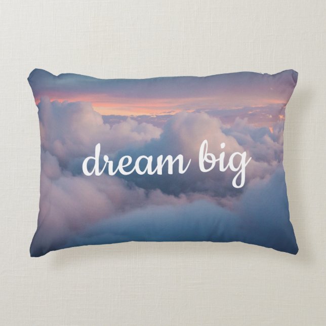 Dream Big Dekokissen (Vorderseite)