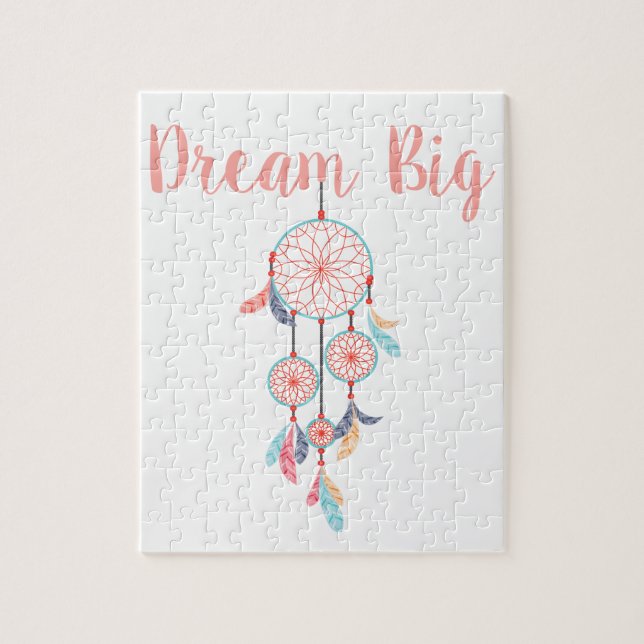 Dream Big Dreamcatcher Dream Fantastische Bergwelt (Vertikal)