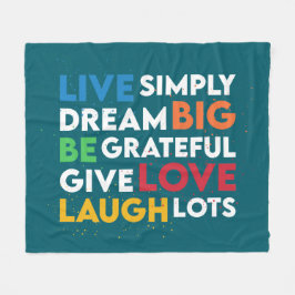 Dream Big Fleecedecke