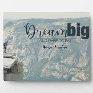 Dream Big Fotoplatte