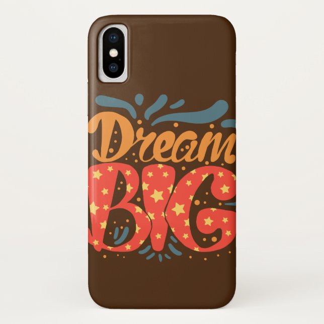 "Dream Big Inspirational Phone Cover" Case-Mate iPhone Hülle (Rückseite)