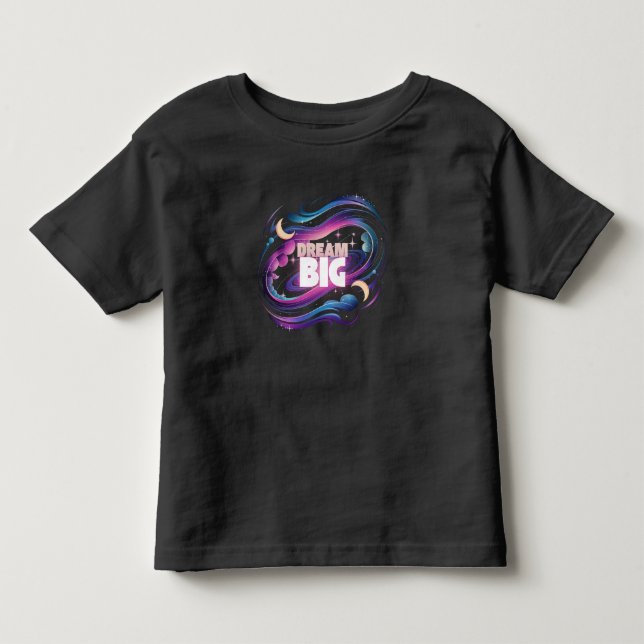 Dream Big - Kosmische Galaxie Kinder T - Shirt (Vorderseite)