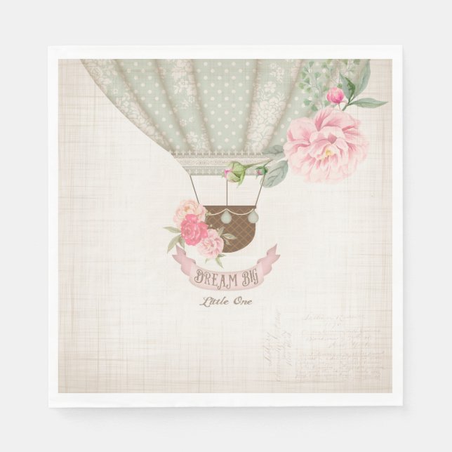 Dream Big Little One Baby Napkin Serviette (Vorderseite)