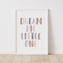 Dream Big Little One Boho Kinder Zimmer Dekoration