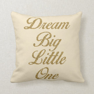 Dream Big Little One Leopard Print Kinderzimmer Ki Kissen