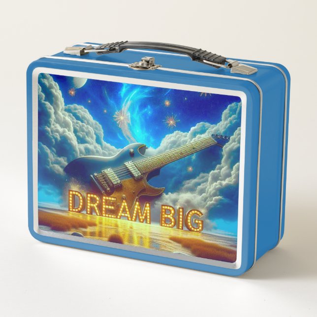 Dream Big Metall Brotdose (Vorderseite)