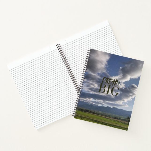 Dream Big Notebook Notizbuch (Innenseite)