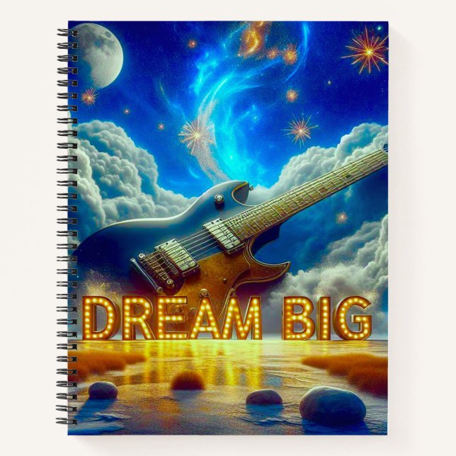 Dream Big Notizbuch (Vorderseite)