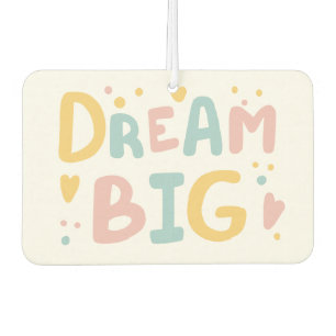 Dream Big Pastel Hearts Autolufterfrischer