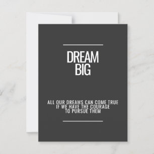 Dream Big Postcard Postkarte