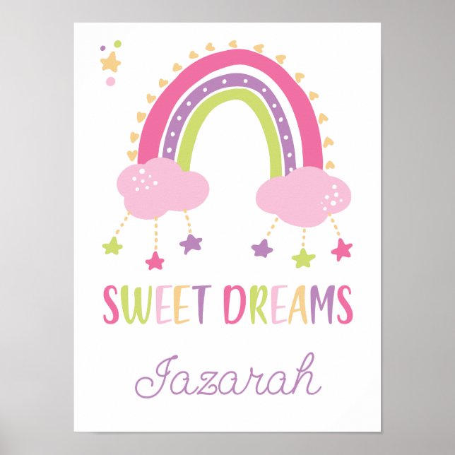 Dream Big Rainbow Hörspiele Girls Poster (Vorne)