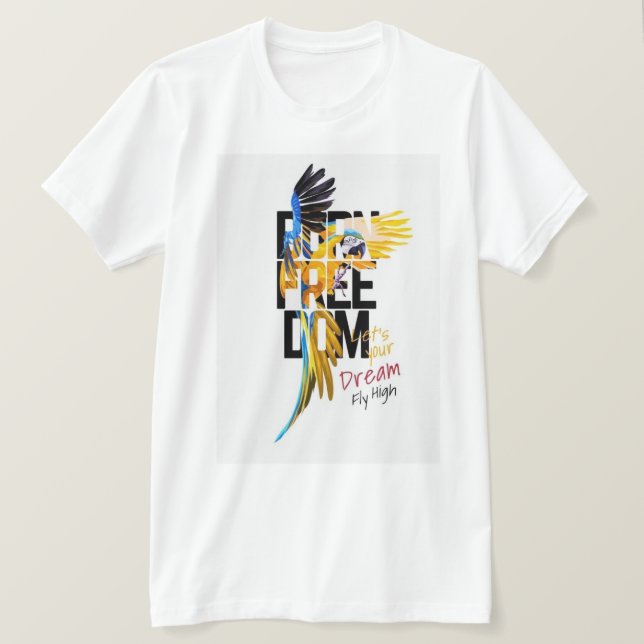 Dream Big T-shirt - Motivational Typography Design (Design devant)