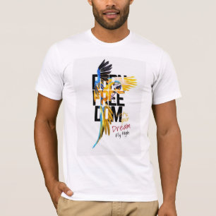 Dream Big T - Shirt - Motivierend Typografie-Desig