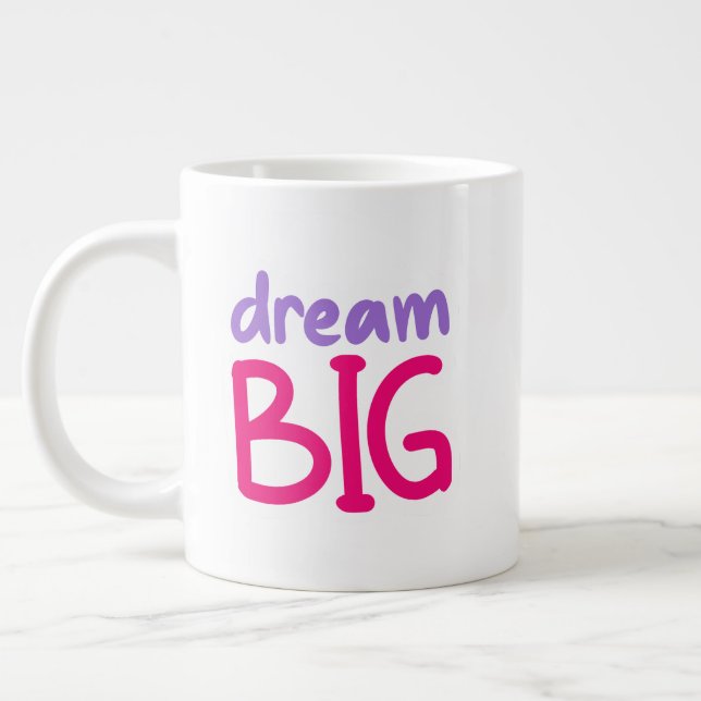 Dream Big 😁 tasse à café (Gauche)