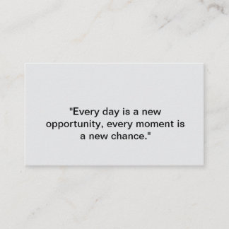 ‚DREAM BIG‘ VISITENKARTE