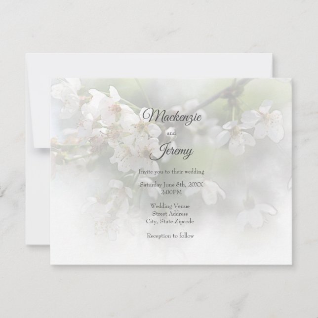 Dream Blossoms 2 Invitation (Devant)