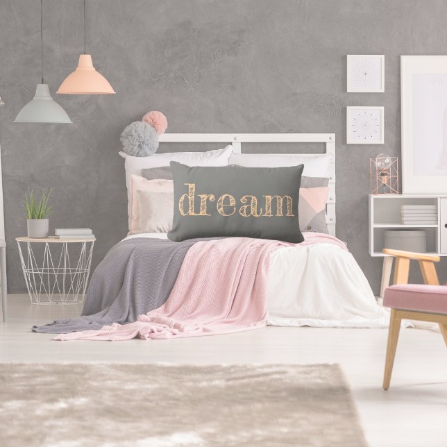 Dream boho peach Dreamy Lendenkissen (Von Creator hochgeladen)