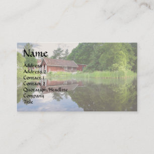 Dream Cabin Lake House Pond Anwesen Agent Visitenkarte