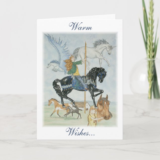 "Dream Carousel" Karte (Vorderseite)