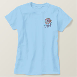 Dream Catcher Besticktes T-Shirt