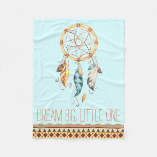 Dream Catcher Boho Babydecke Fleecedecke