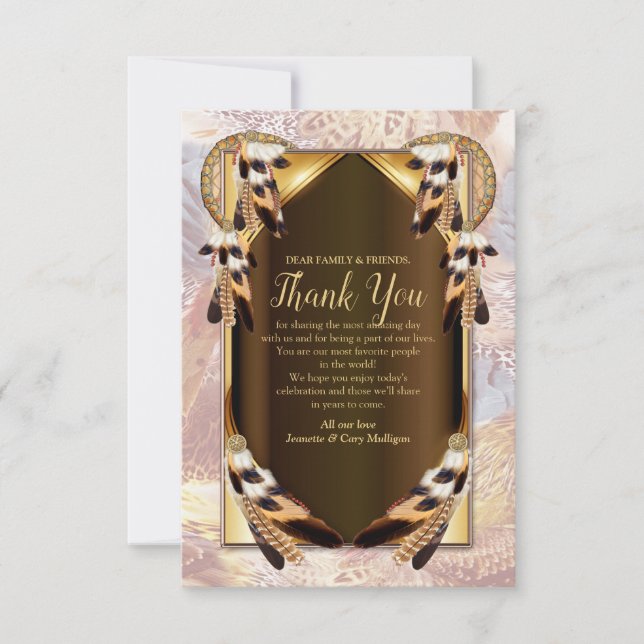 Dream Catcher Carte de remerciements (Devant)