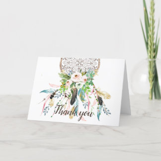 Dream Catcher Danke-Card Dankeskarte