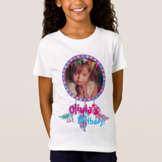 Dream Catcher Foto Bohemisch Geburtstagsfeiermädch T-Shirt