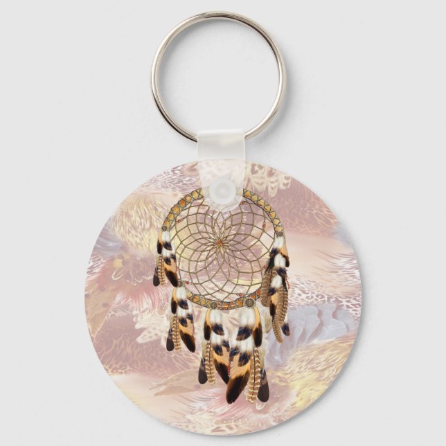 Dream Catcher Hochzeitsgeschenk Schlüsselanhänger (Vorderseite)