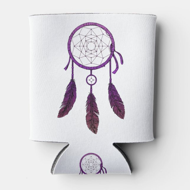 Dream Catcher lila Dosenkühler (Vorderseite)