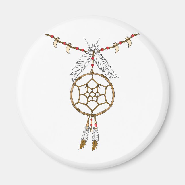 Dream Catcher Necklace Magnet (Vorne)