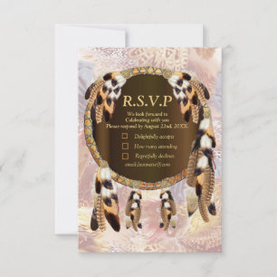 Dream Catcher RSVP Karte