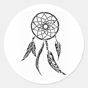 Dream Catcher Runder Aufkleber