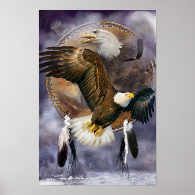 Dream Catcher Series - Spirit Eagle Poster/Print Poster (Vorne)