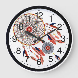 Dream Catcher Southwestern wall clock Große Wanduhr